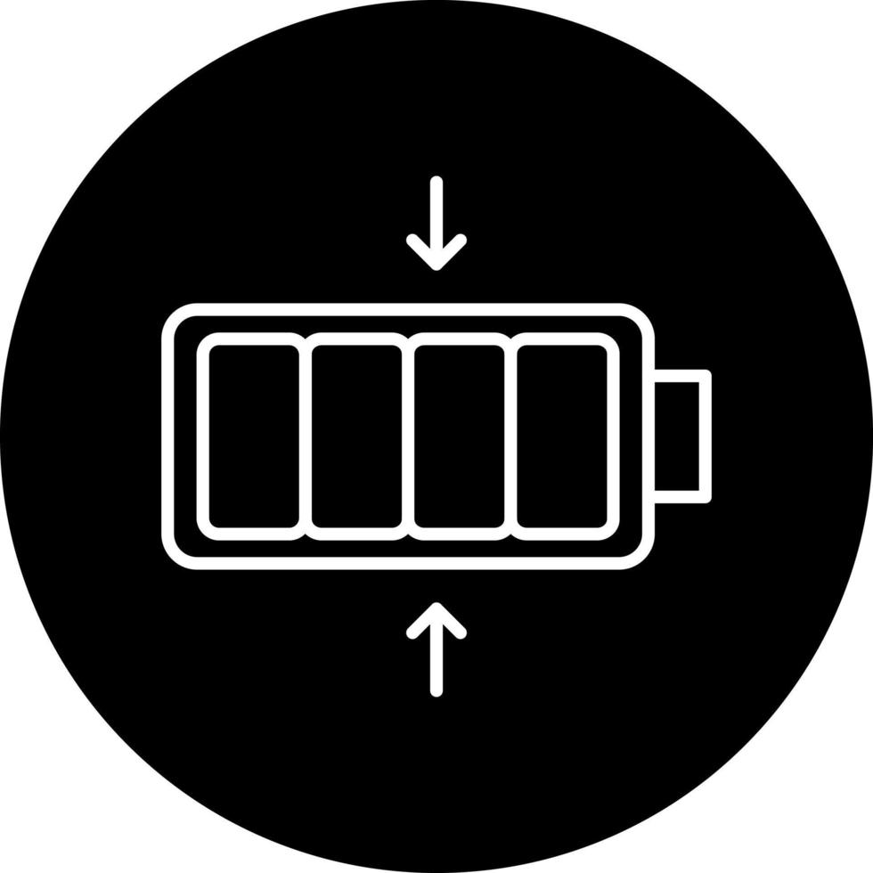 klein Batterie Vektor Symbol Stil