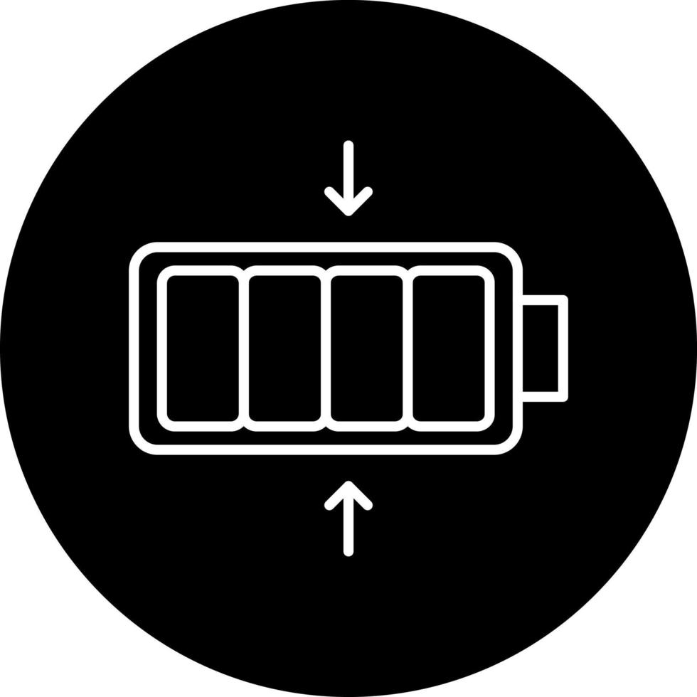 små batteri vektor ikon stil