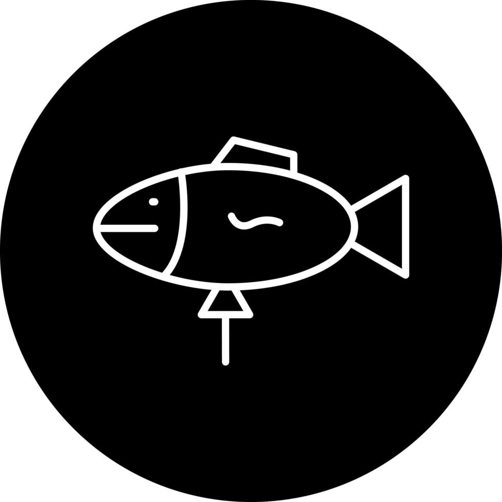 Fisch Ballon Vektor Symbol Stil