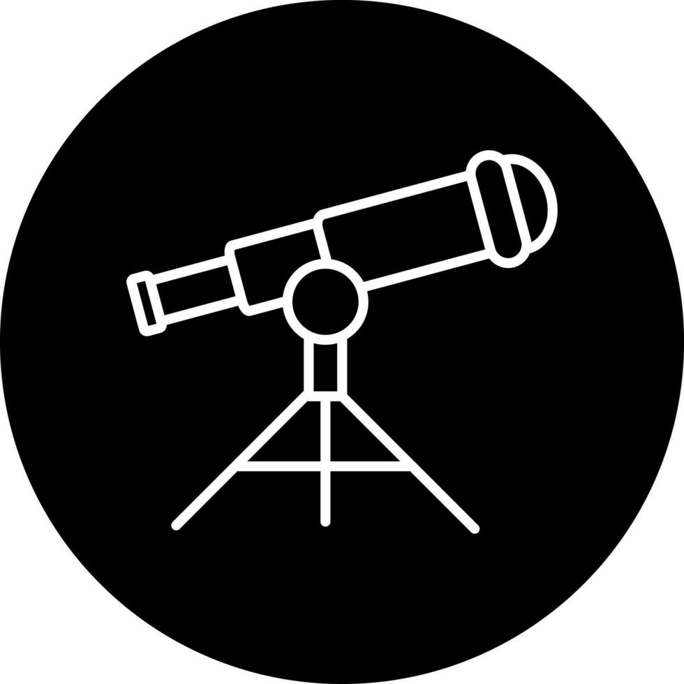 teleskop vektor ikon stil