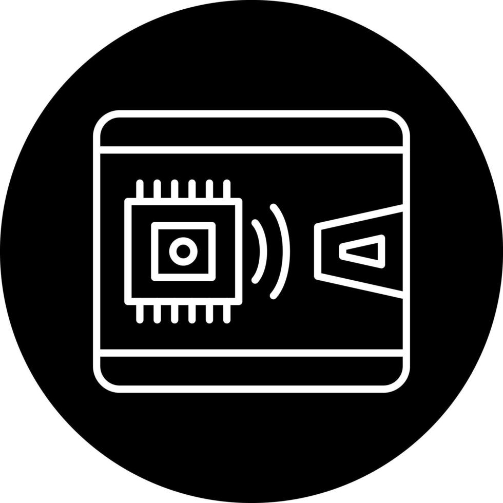 elektronisk plånbok vektor ikon stil