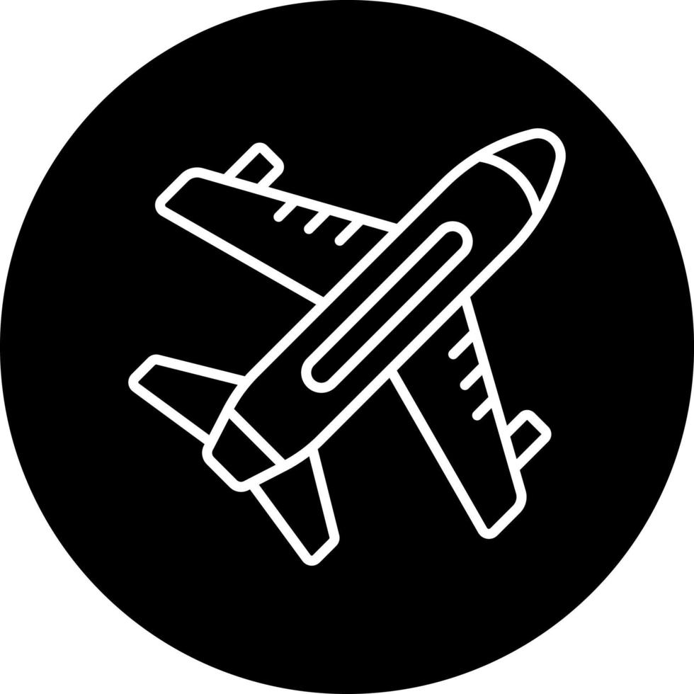 Flugzeug Vektor Symbol Stil