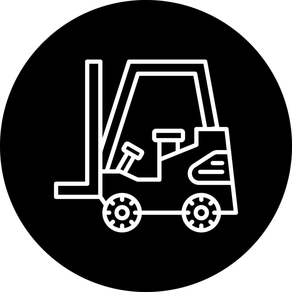 Gabelstapler Vektor Symbol Stil