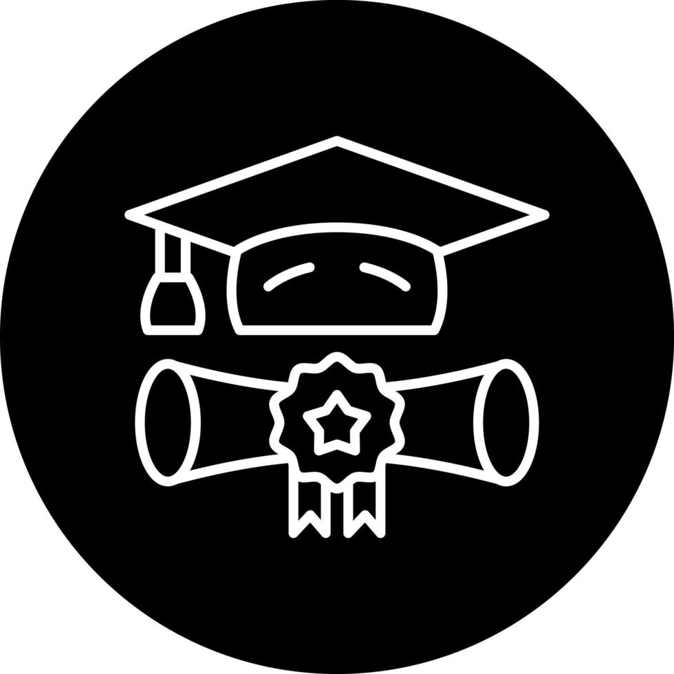 Alumni Vektor Symbol Stil