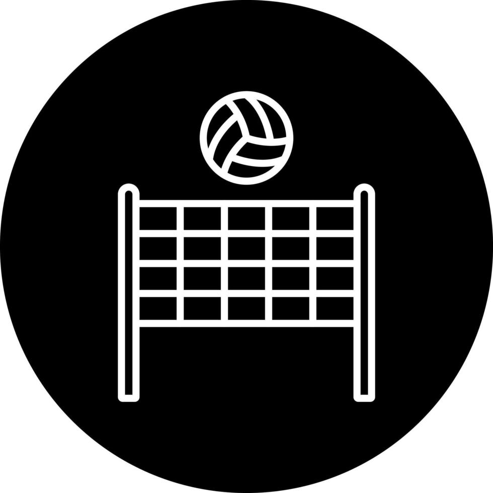 Volleyball Netz Vektor Symbol Stil