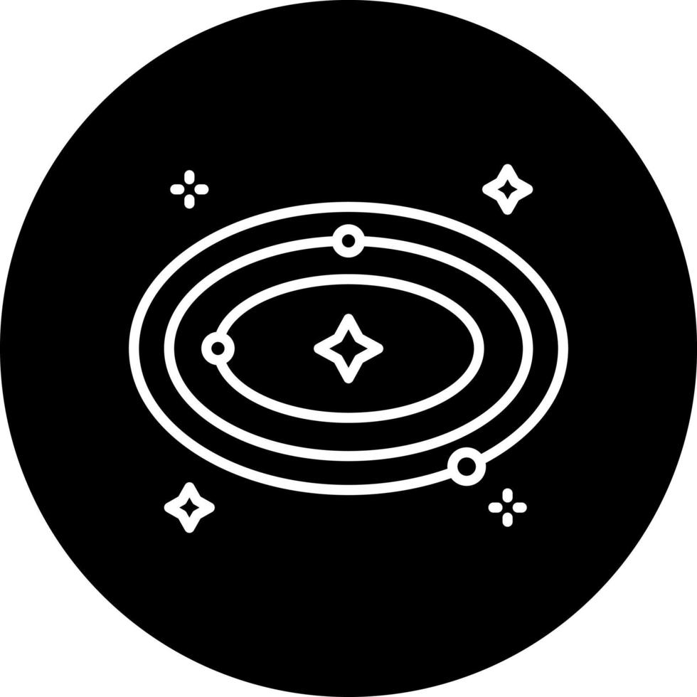 Galaxis Vektor Symbol Stil