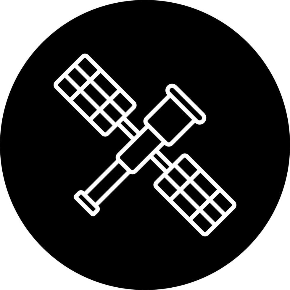 Hubble Teleskop Vektor Symbol Stil