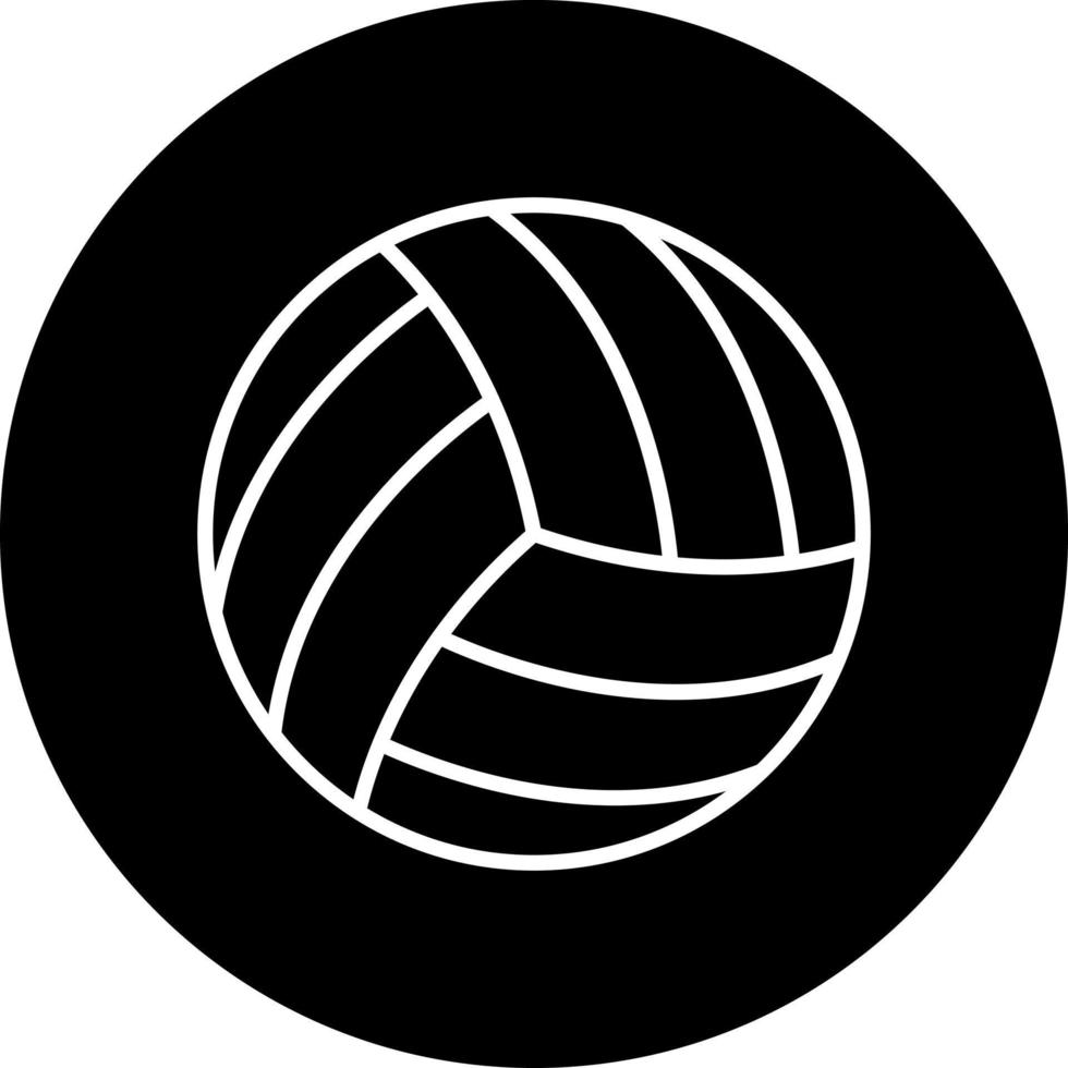Volleyball Vektor Symbol Stil