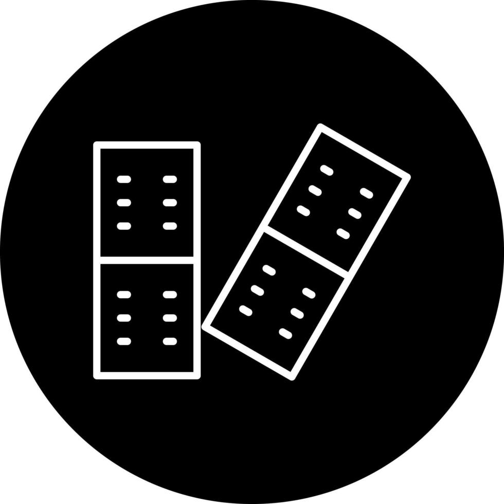 Domino Vektor Symbol Stil