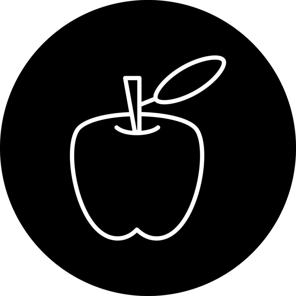 äpple vektor ikon stil
