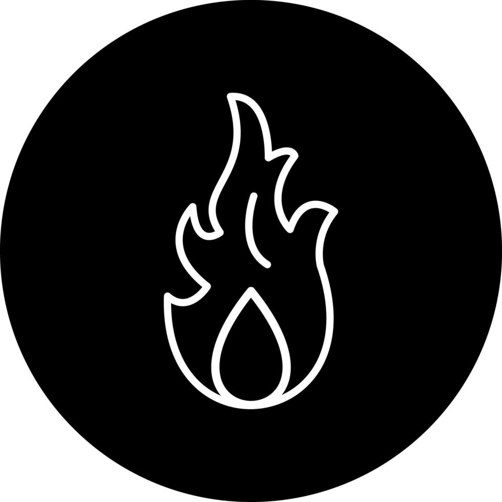 Feuer Vektor Symbol Stil