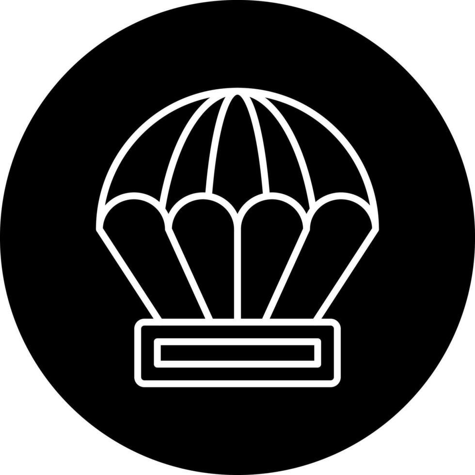 Fallschirm Vektor Symbol Stil