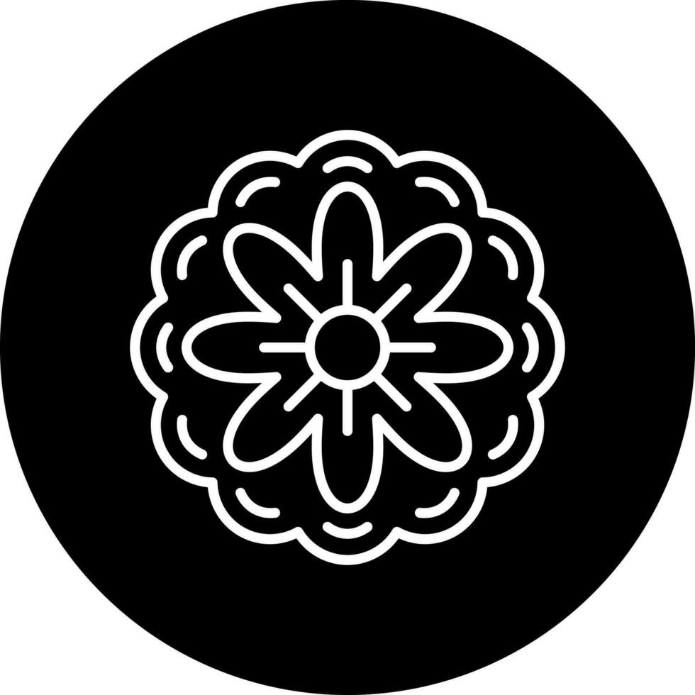 blomma vektor ikon stil