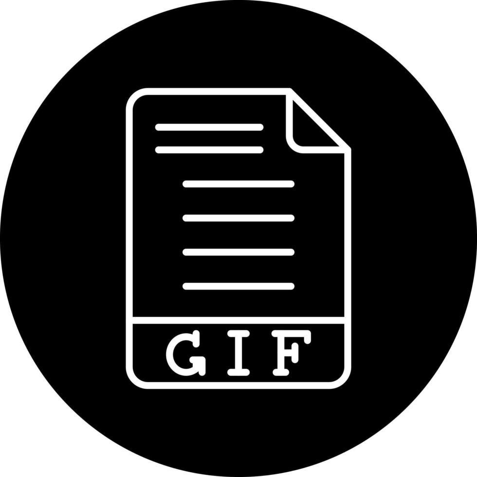 gif Vektor Symbol Stil