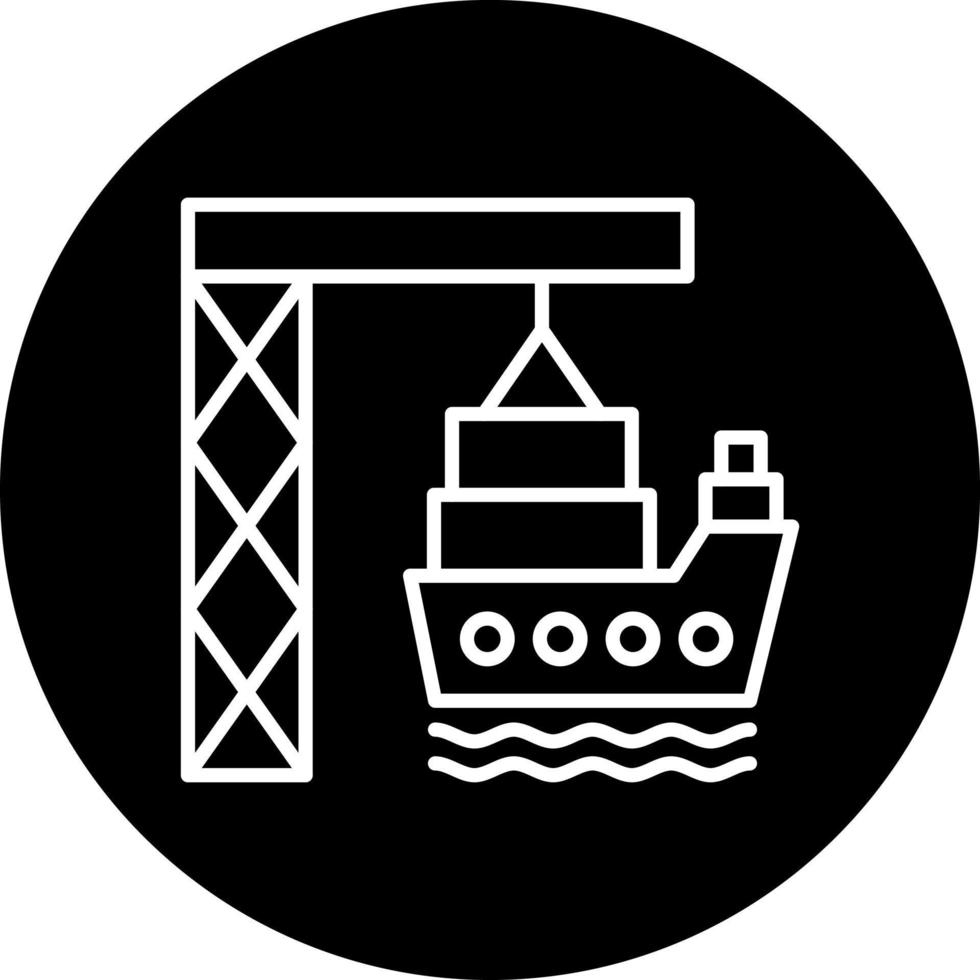 Hafen Vektor Symbol Stil