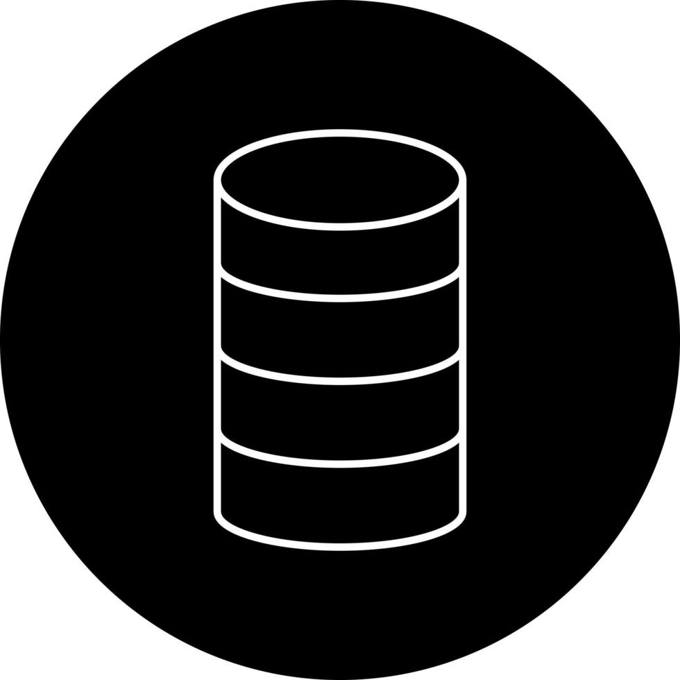 Datenbank Vektor Symbol Stil