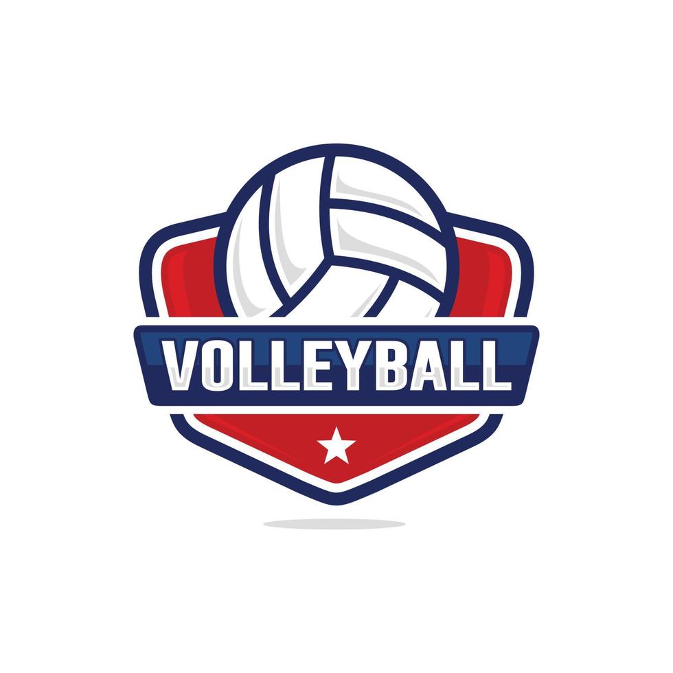 Volleyball Logo Design Vektor