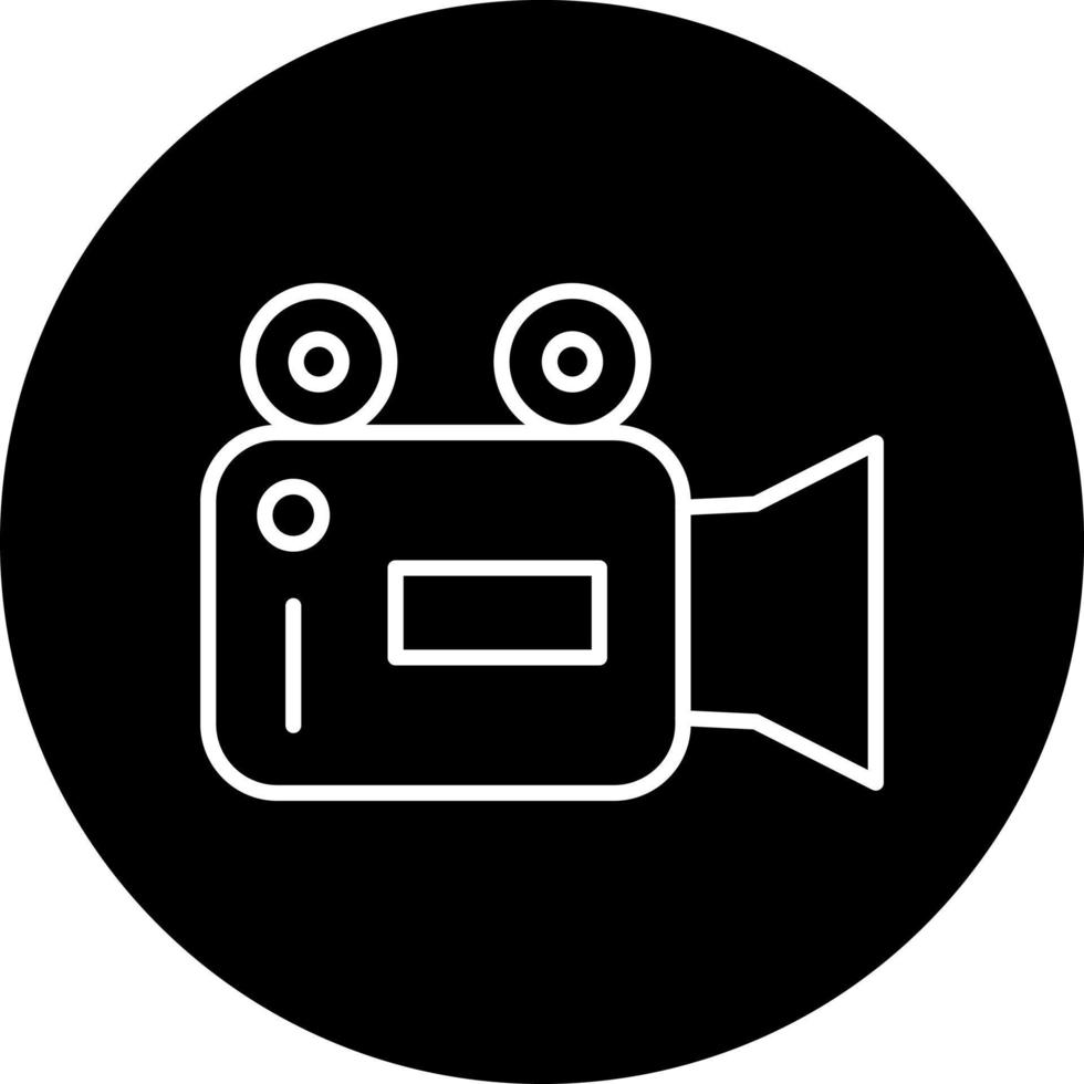 Camcorder Vektor Symbol Stil