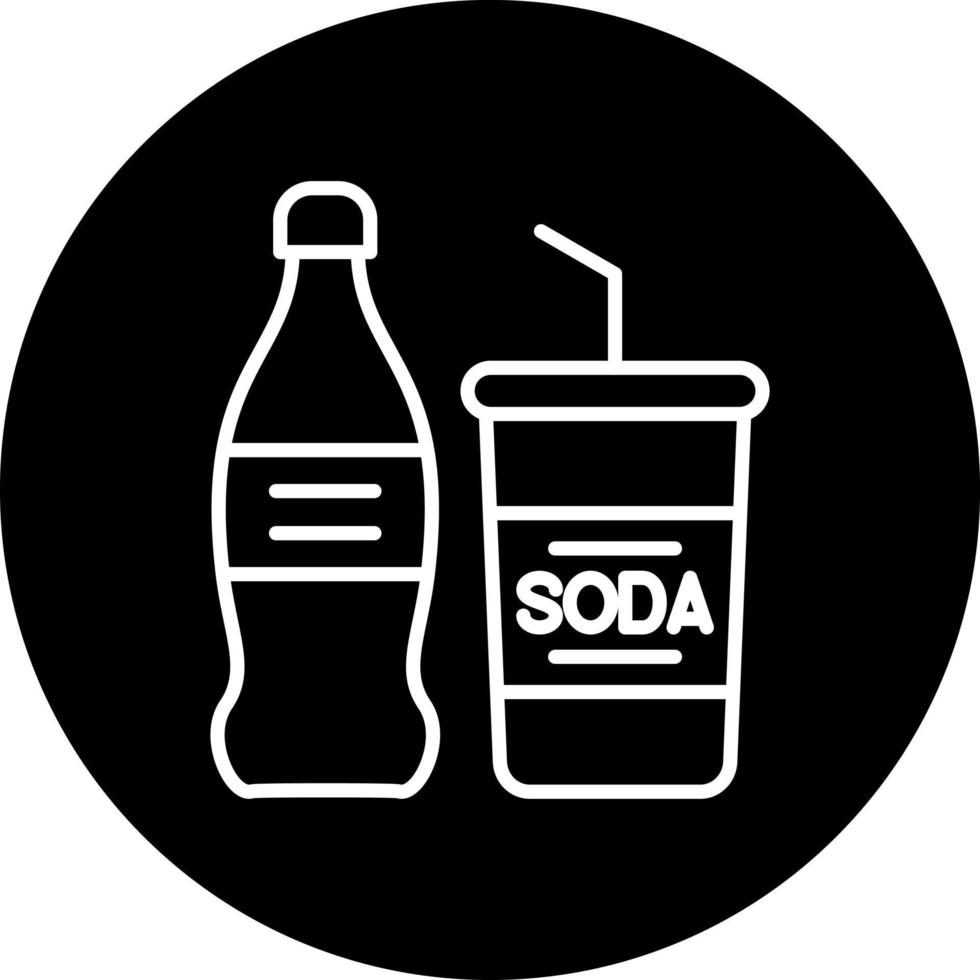 soda vektor ikon stil