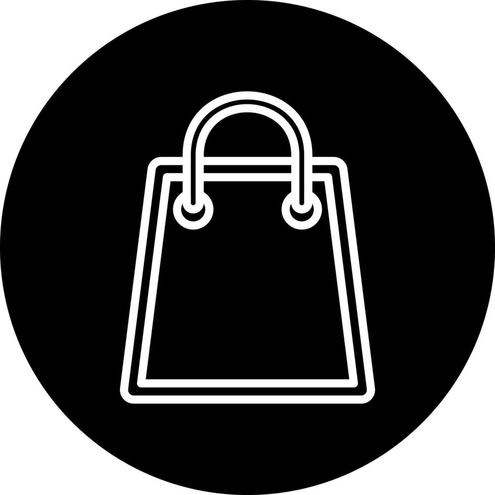 Einkaufen Tasche Vektor Symbol Stil