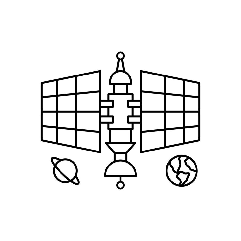 Orbital Kolonie Vektor Symbol