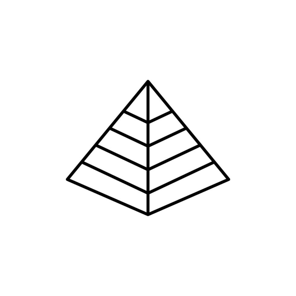 Pyramide, Judentum, Hebräisch Vektor Symbol