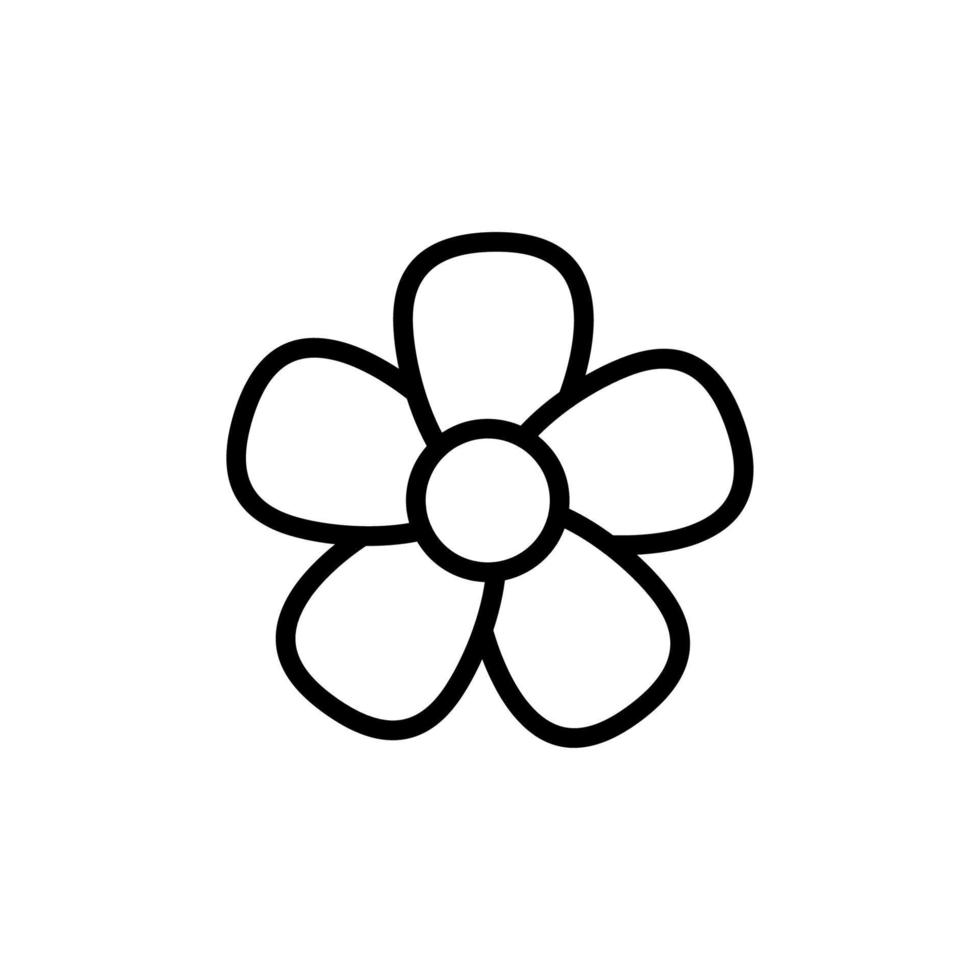 Blume Knospe Vektor Symbol