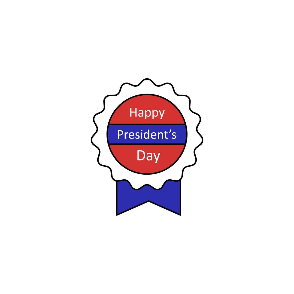 president dag vektor ikon