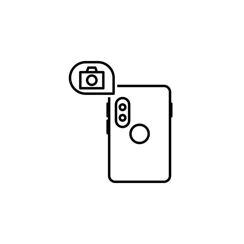 Smartphone Kamera Vektor Symbol