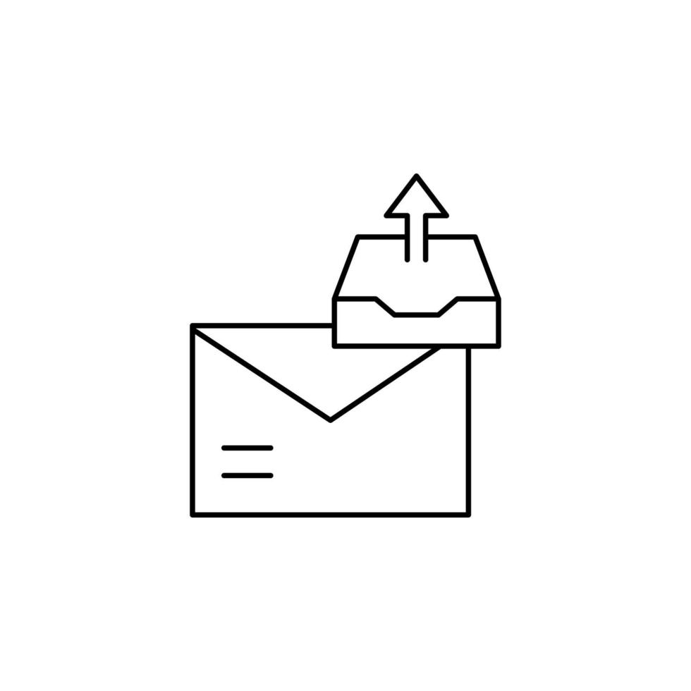 Email, Spam, Posteingang, Botschaft Vektor Symbol