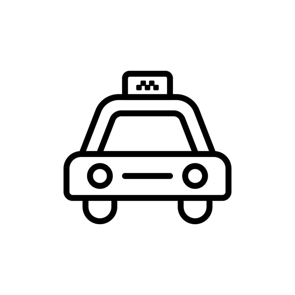 Taxi, Auto Vektor Symbol