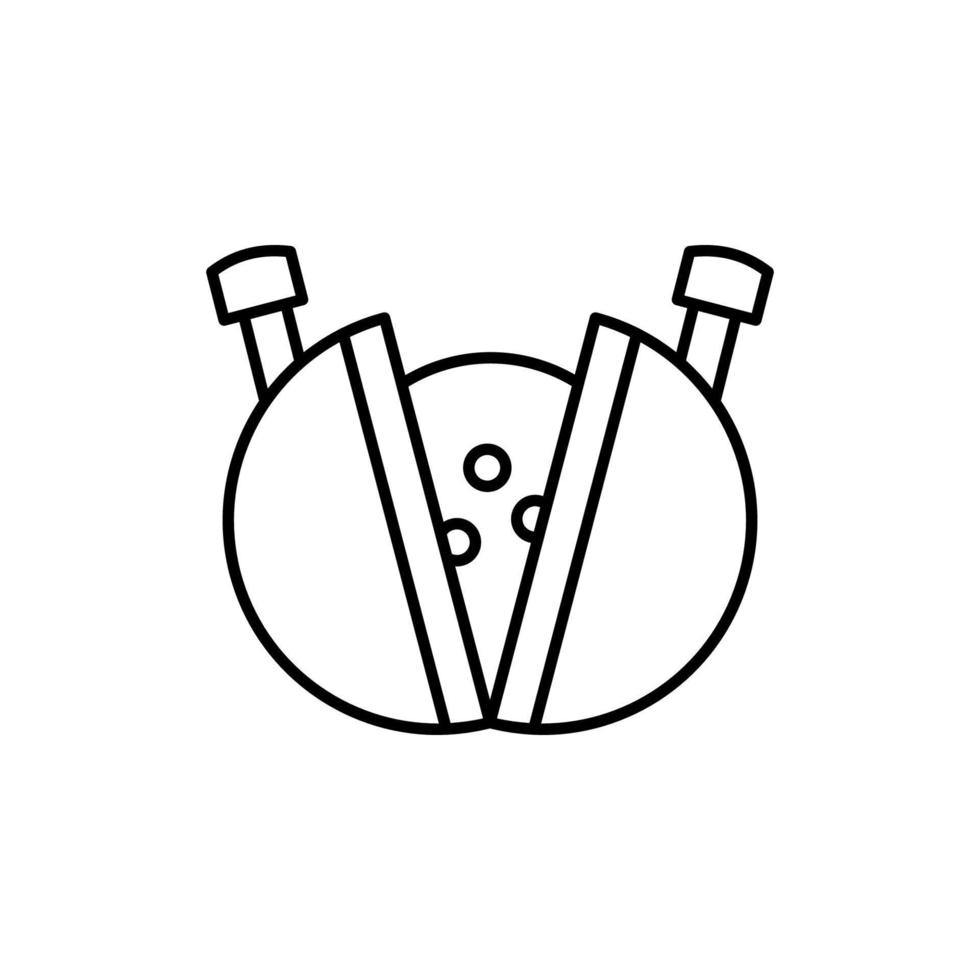 Bowling Ball Tasche Vektor Symbol