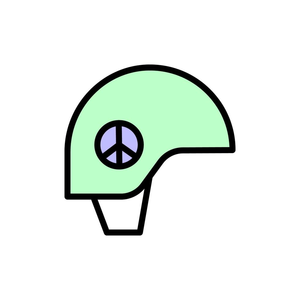 Helm, Frieden Vektor Symbol