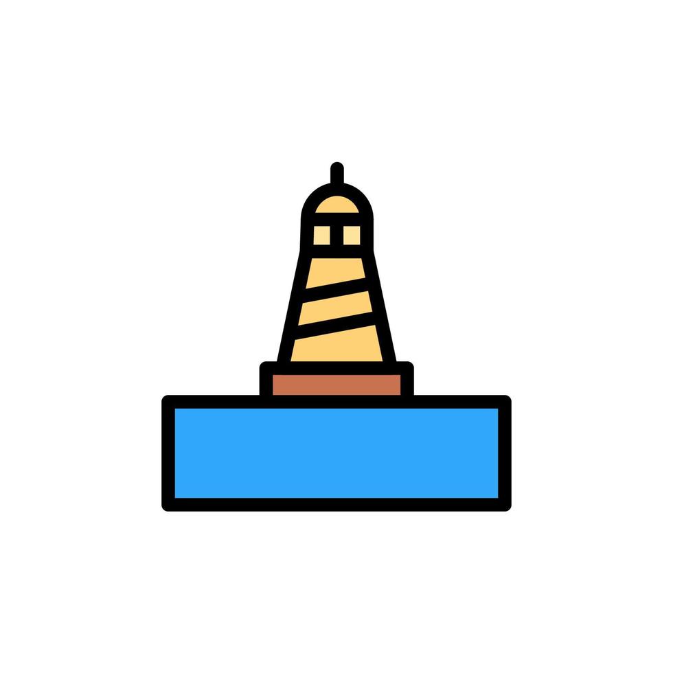 Leuchtturm, Ozean Vektor Symbol