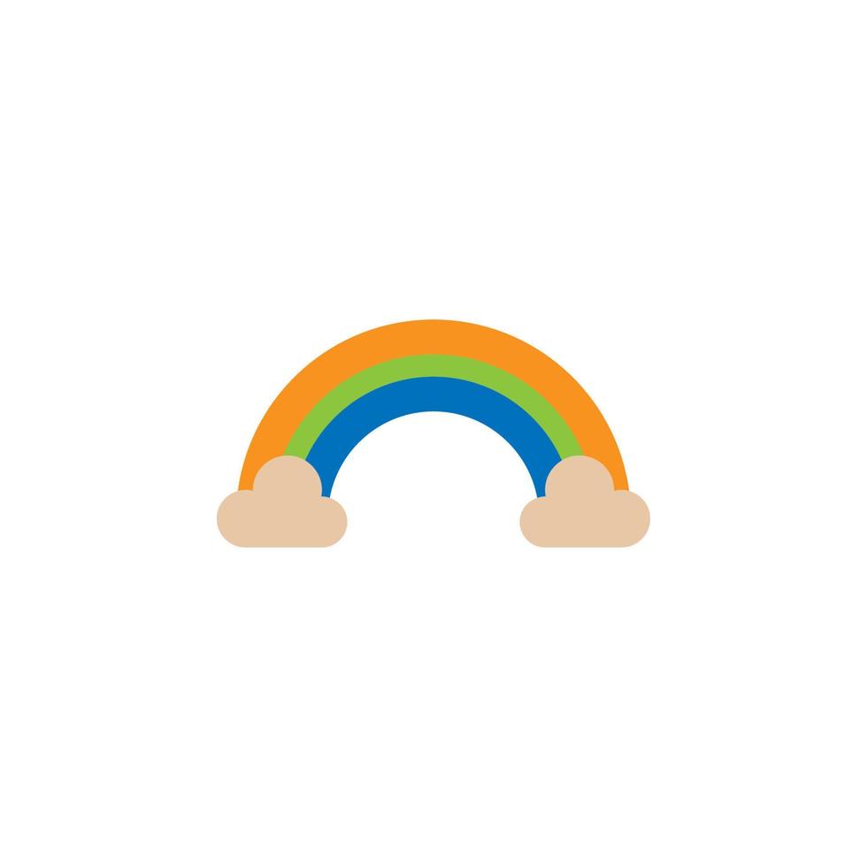 regnbåge Färg från brasiliansk karneval uppsättning vektor ikon