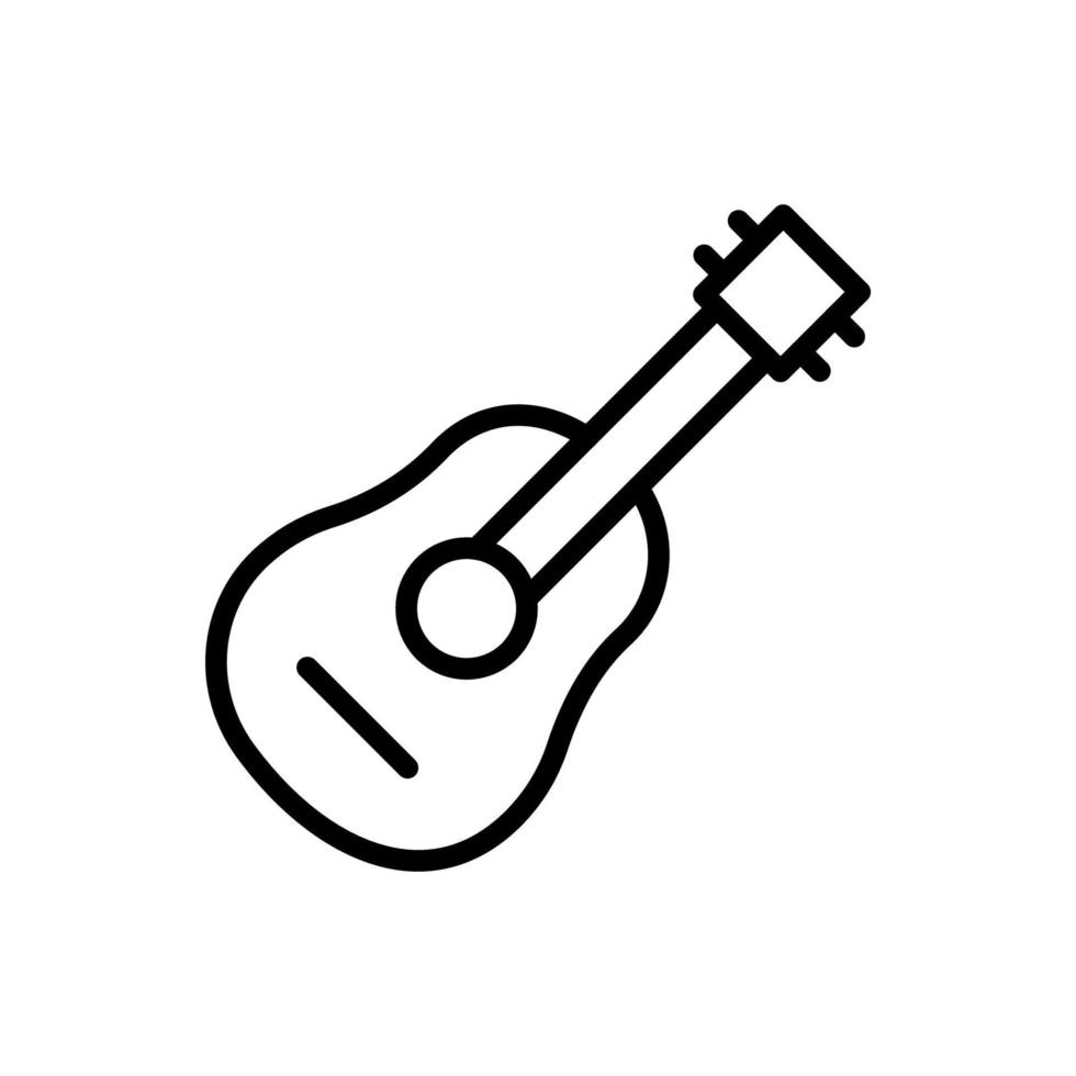 Gitarre, Musik- Vektor Symbol