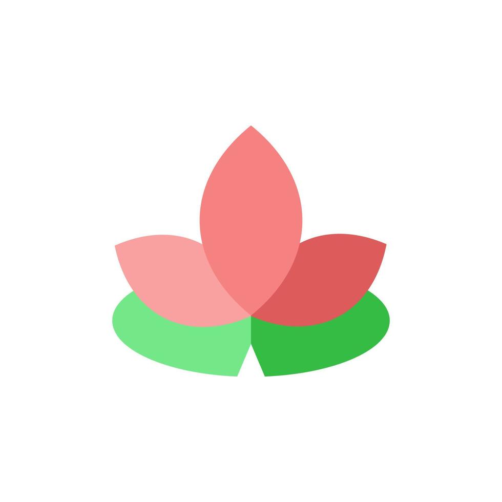 lotus alternativ medicin vektor ikon