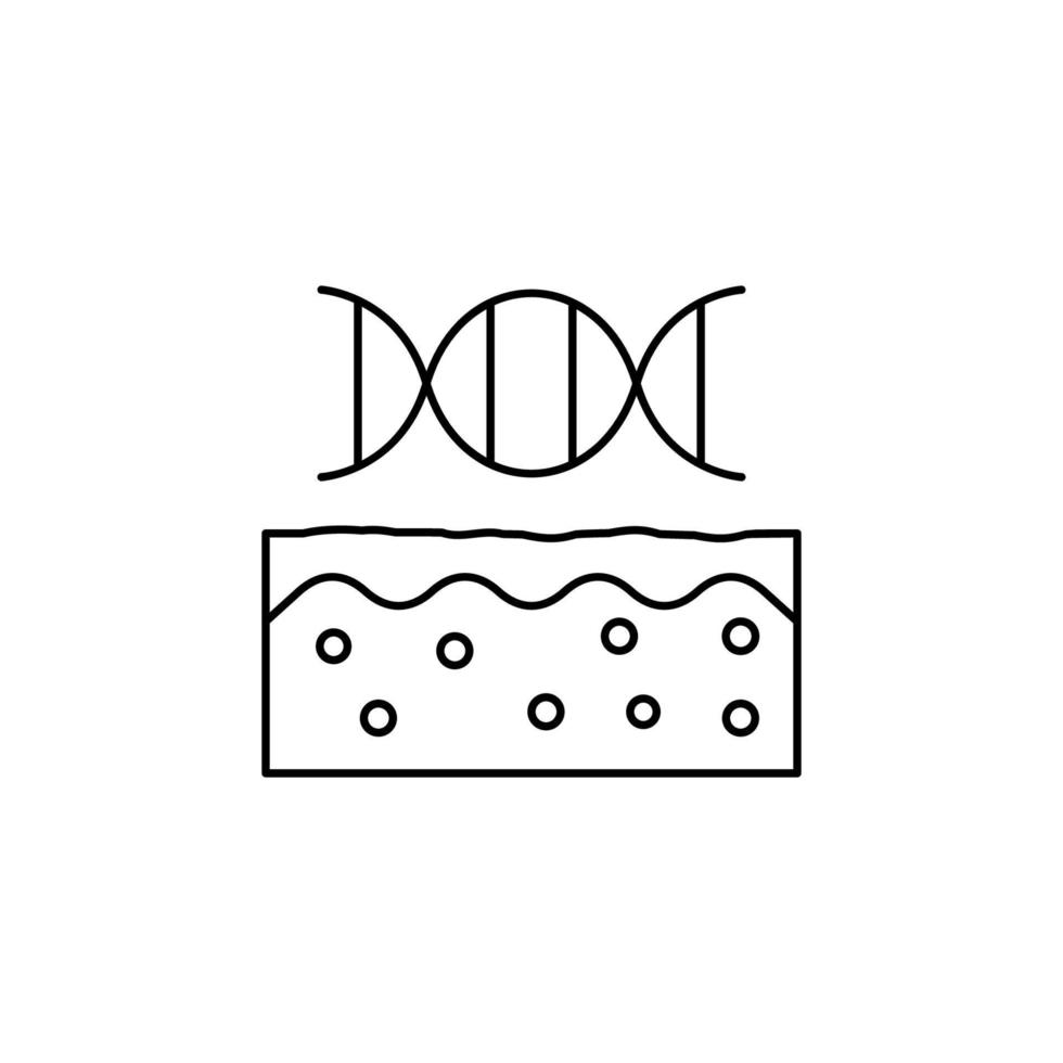 dna hud vektor ikon