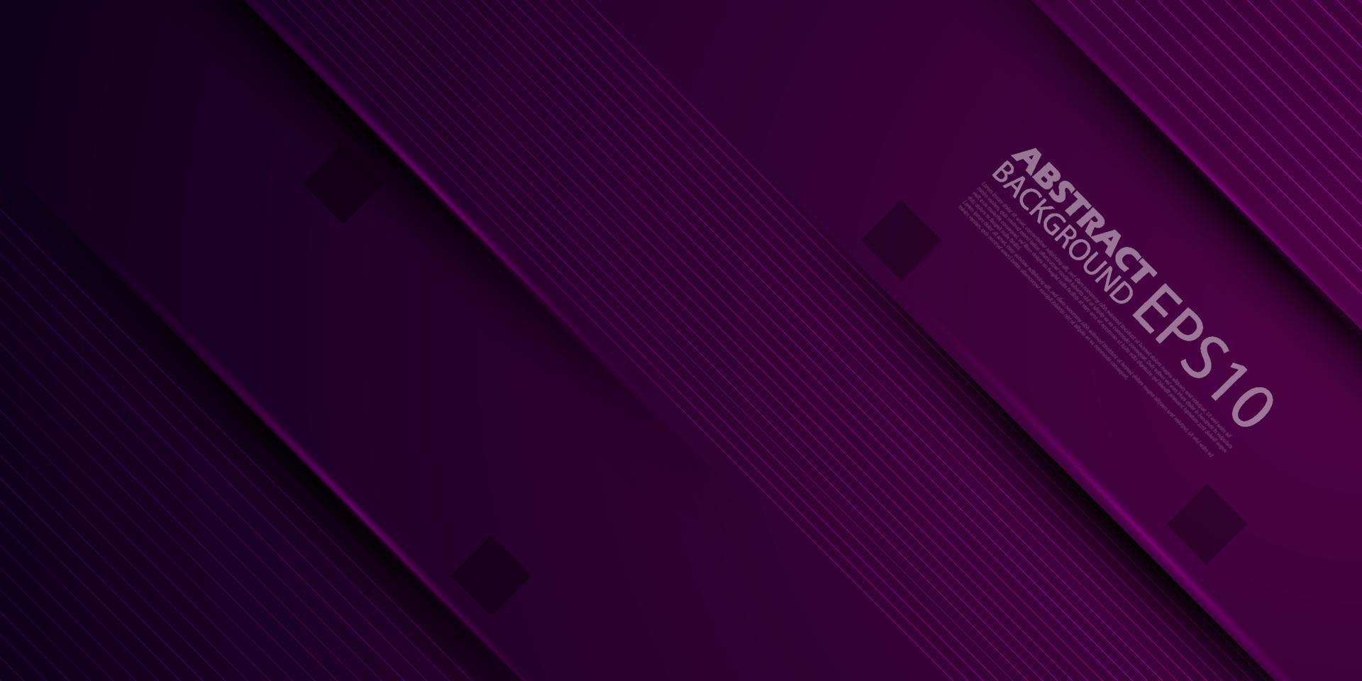 abstrakt mörk lila lutning illustration bakgrund med 3d se och enkel mönster. modern Häftigt design och lyx.eps10 vektor
