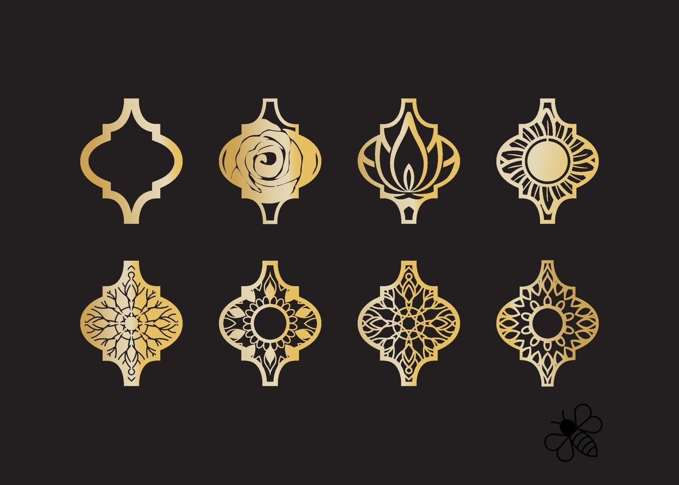 Arabesque Icon Design Vorlage Vektor