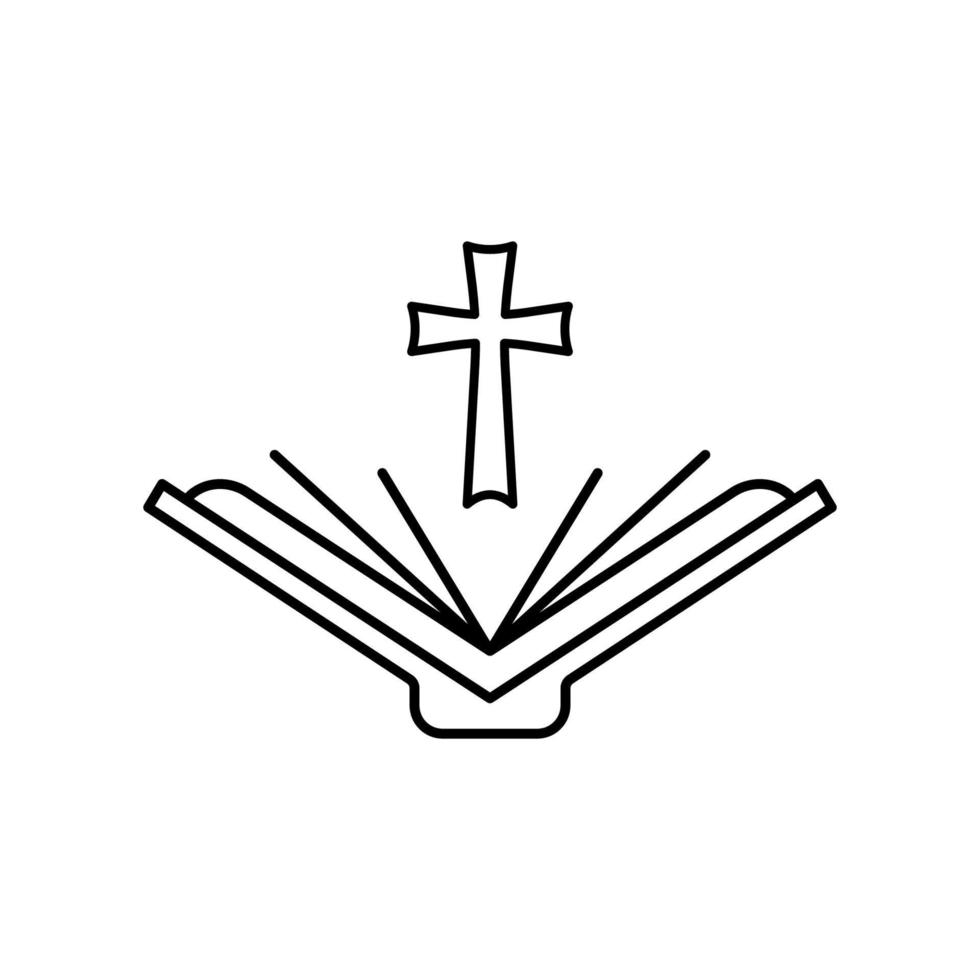 Bibel, Buch, heilig Vektor Symbol