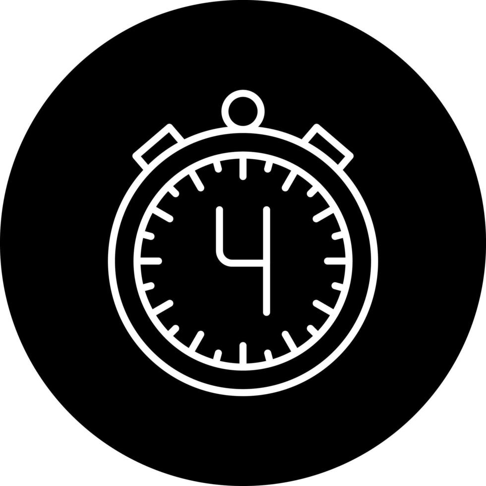 Countdown Vektor Symbol Stil