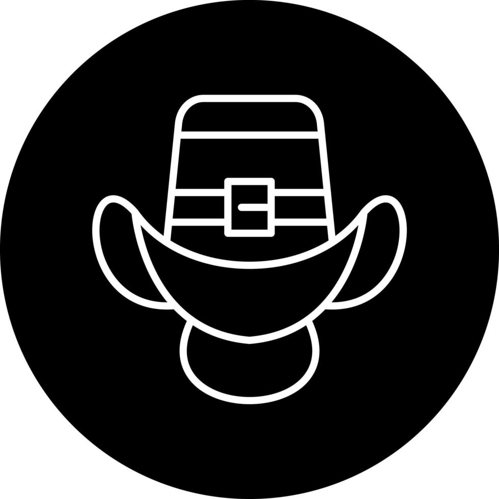 Cowboy Hut Vektor Symbol Stil