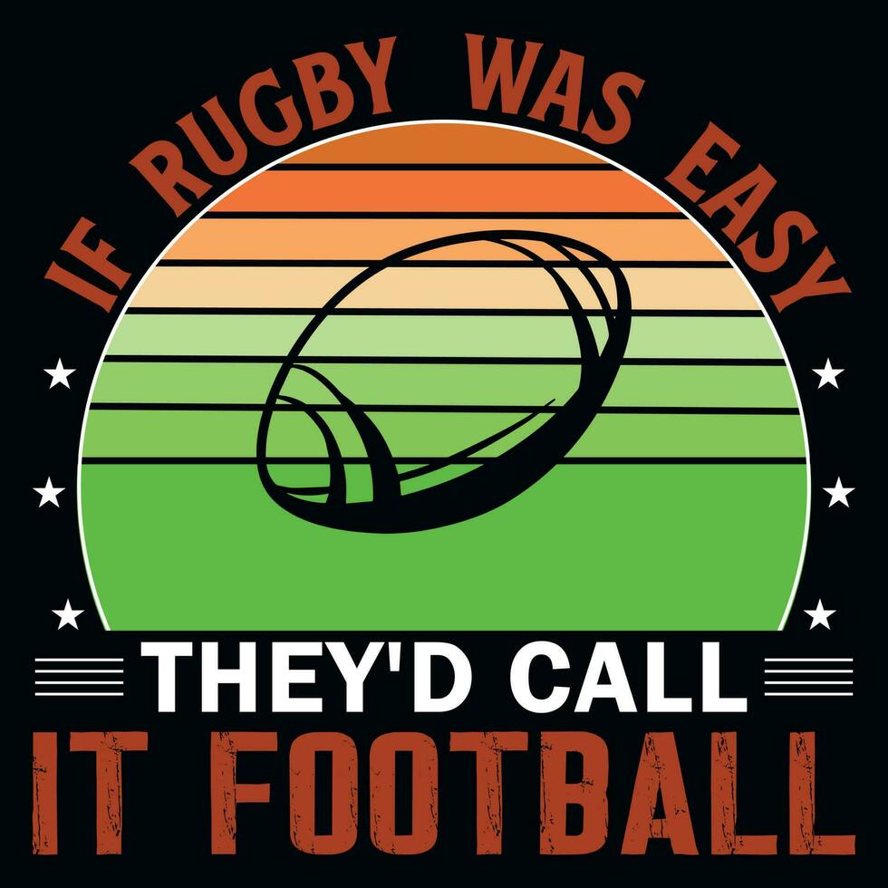 rugby spelar tshirt design vektor