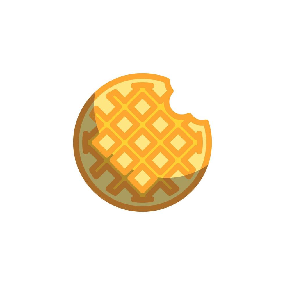 Waffel Symbol Design Vektor Vorlage