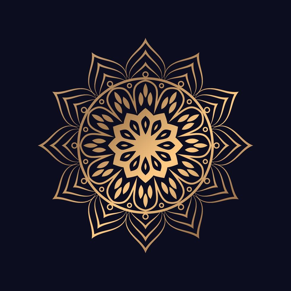 lyx mandala bakgrund design vektor logotyp ikon illustration för skriva ut