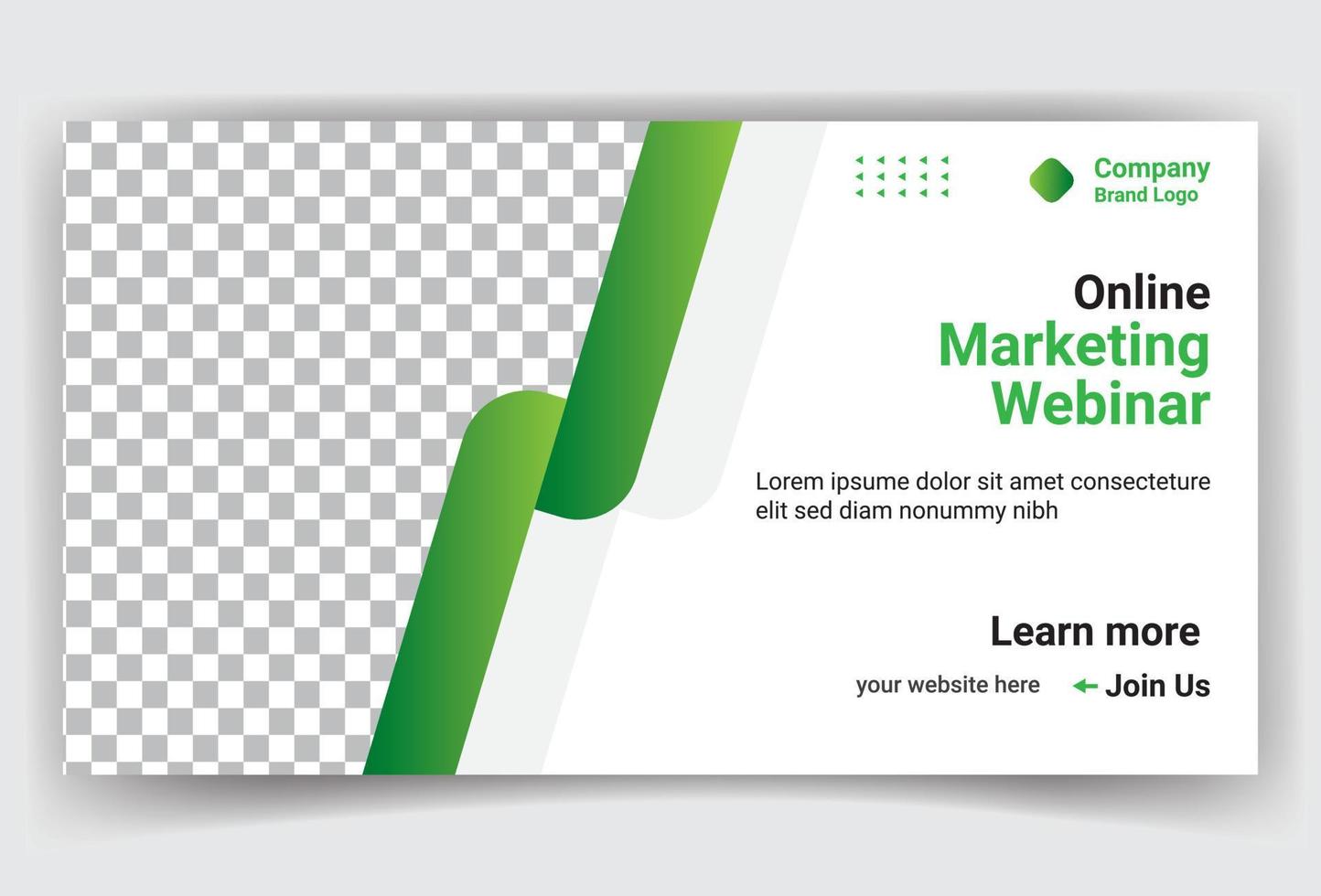 online Geschäft Netz Banner Vorlage Design kostenlos Vektor