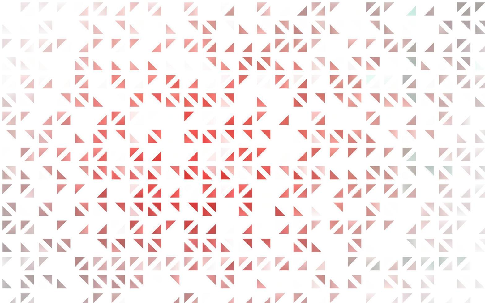 ljusröd vektorlayout med linjer, trianglar. vektor