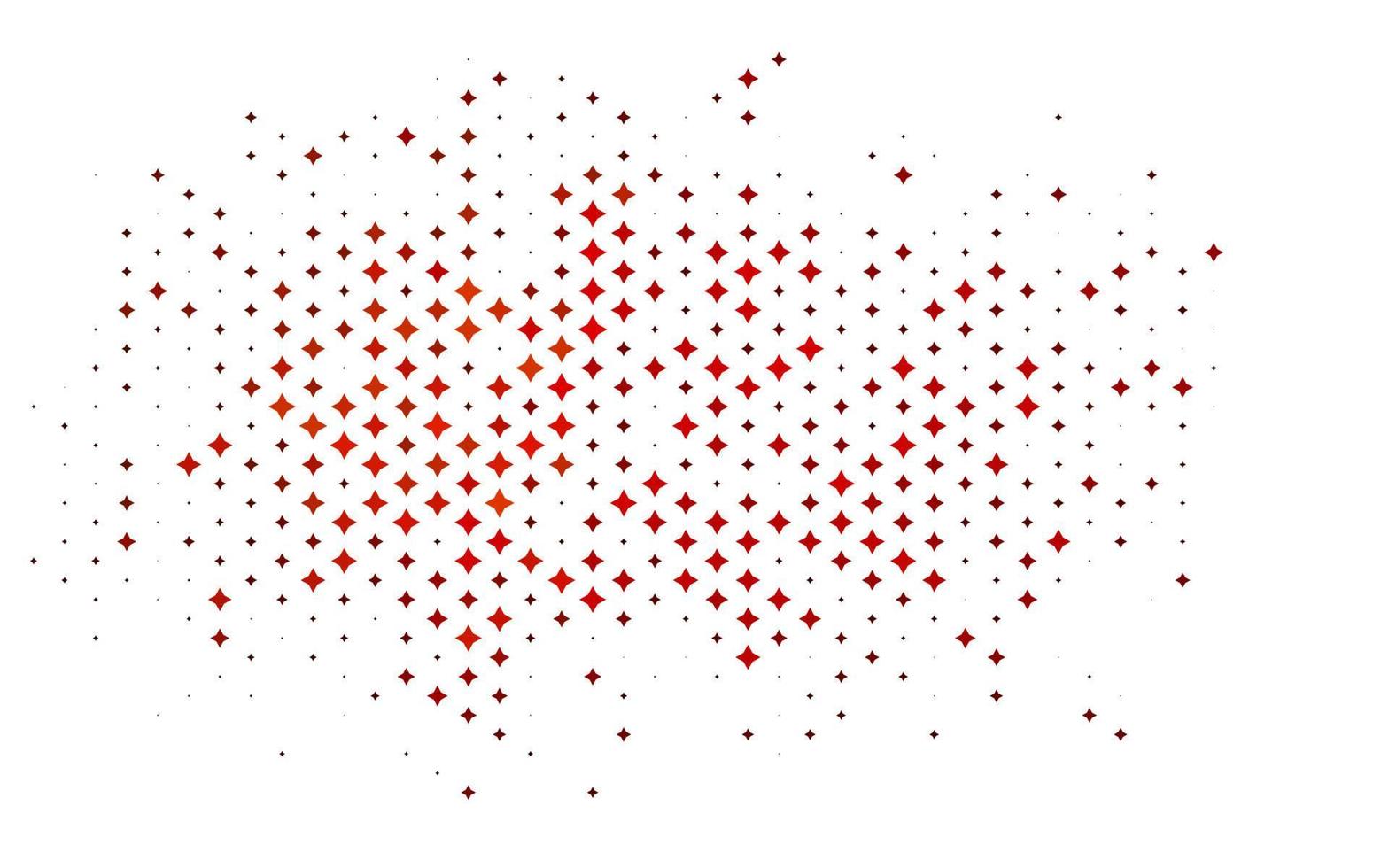 ljusröd vektorstruktur med vackra stjärnor. vektor