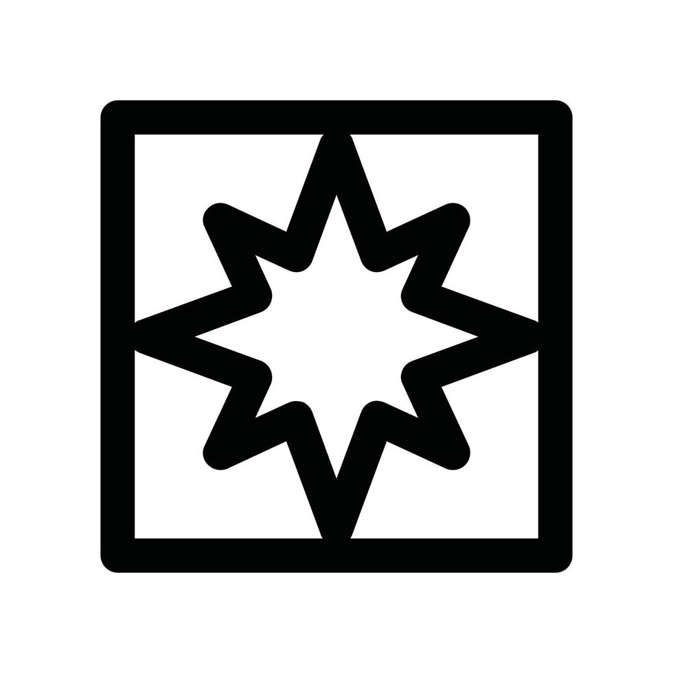 stjärna vektor ikon design. platt ikon av stjärna.
